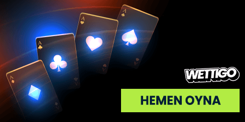 Parlayan As kartları ve Hemen Oyna butonu Güvenilir Casino Siteleri arayanlar için yönlendirme